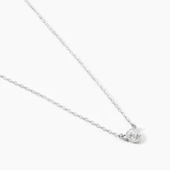 Collier Argent Blanc Auxana Oxyde De Zirconium|Marc Orian Best