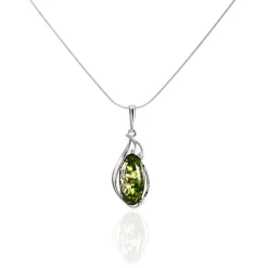 Collier Argent Blanc Elga Ambre|Marc Orian Discount