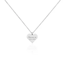 Collier Argent Blanc Francino