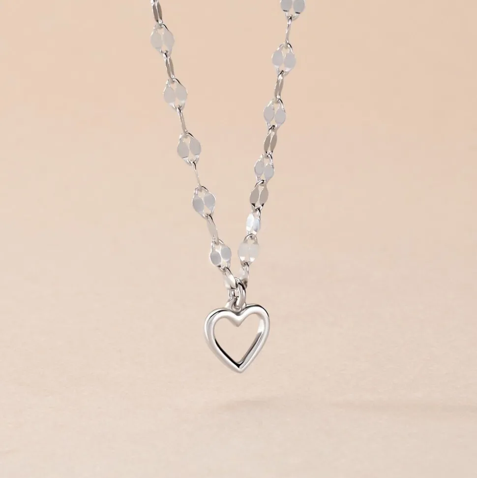 Collier Argent Blanc Hariane