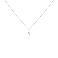 Collier Argent Blanc Lempa