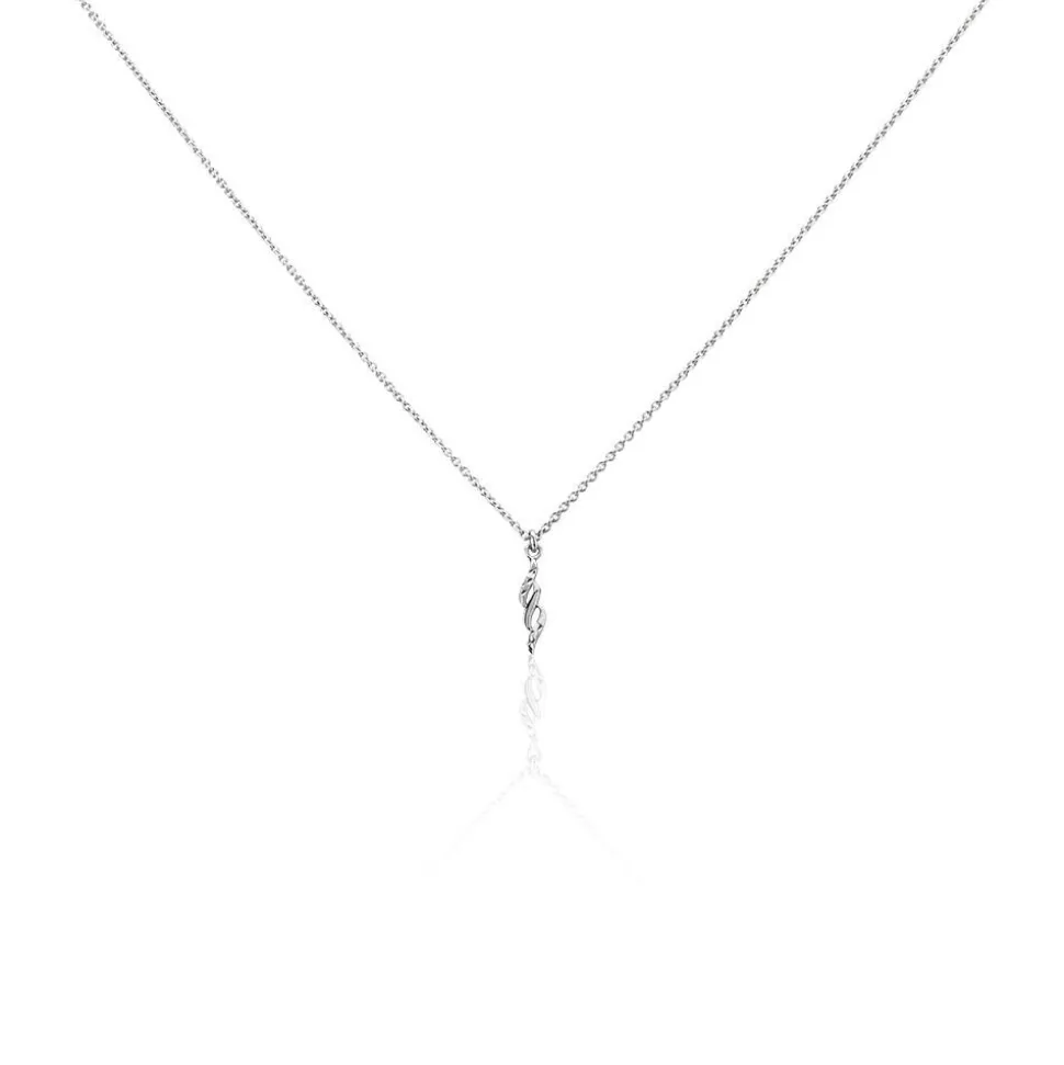 Collier Argent Blanc Lempa