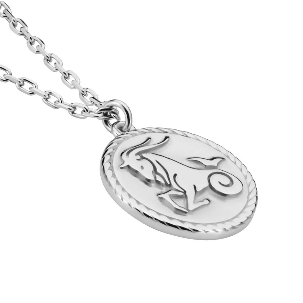 Collier Argent Blanc Lew|Marc Orian Hot