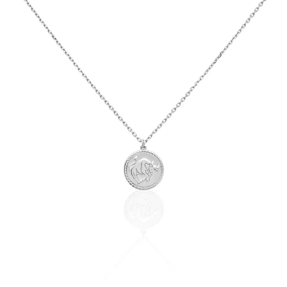 Collier Argent Blanc Lew