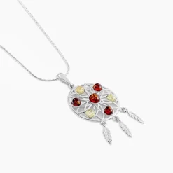 Collier Argent Blanc Lorena Ambre|Marc Orian Sale