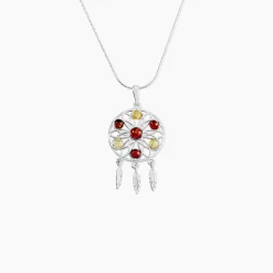 Collier Argent Blanc Lorena Ambre|Marc Orian Sale