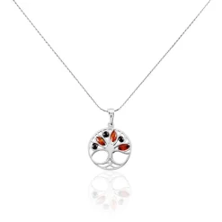Collier Argent Blanc Odaya Ambre|Marc Orian Discount