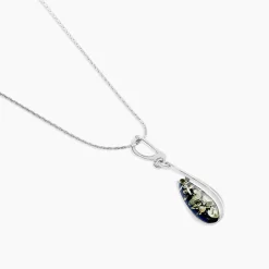 Collier Argent Blanc Odilon Ambre|Marc Orian Online