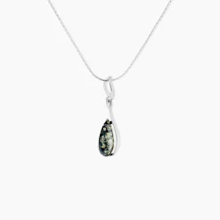 Collier Argent Blanc Odilon Ambre|Marc Orian Online