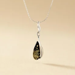 Collier Argent Blanc Odilon Ambre|Marc Orian Online