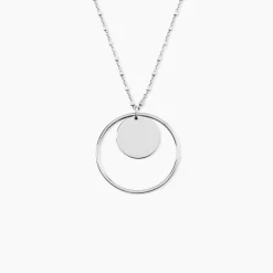 Collier Argent Blanc Ortensia|Marc Orian Clearance