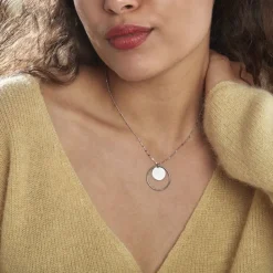 Collier Argent Blanc Ortensia|Marc Orian Clearance