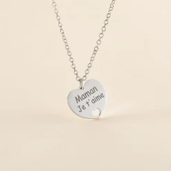 Collier Argent Blanc Pollux|Marc Orian New