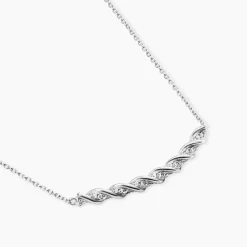 Collier Argent Blanc Remigius Oxydes De Zirconium|Marc Orian Sale