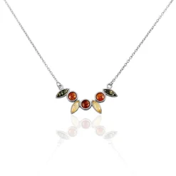 Collier Argent Blanc Sylvaincine Ambre|Marc Orian Best