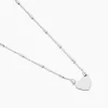 Collier Argent Blanc Taneka