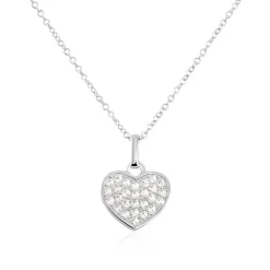 Collier Argent Frederik Oxyde De Zirconium