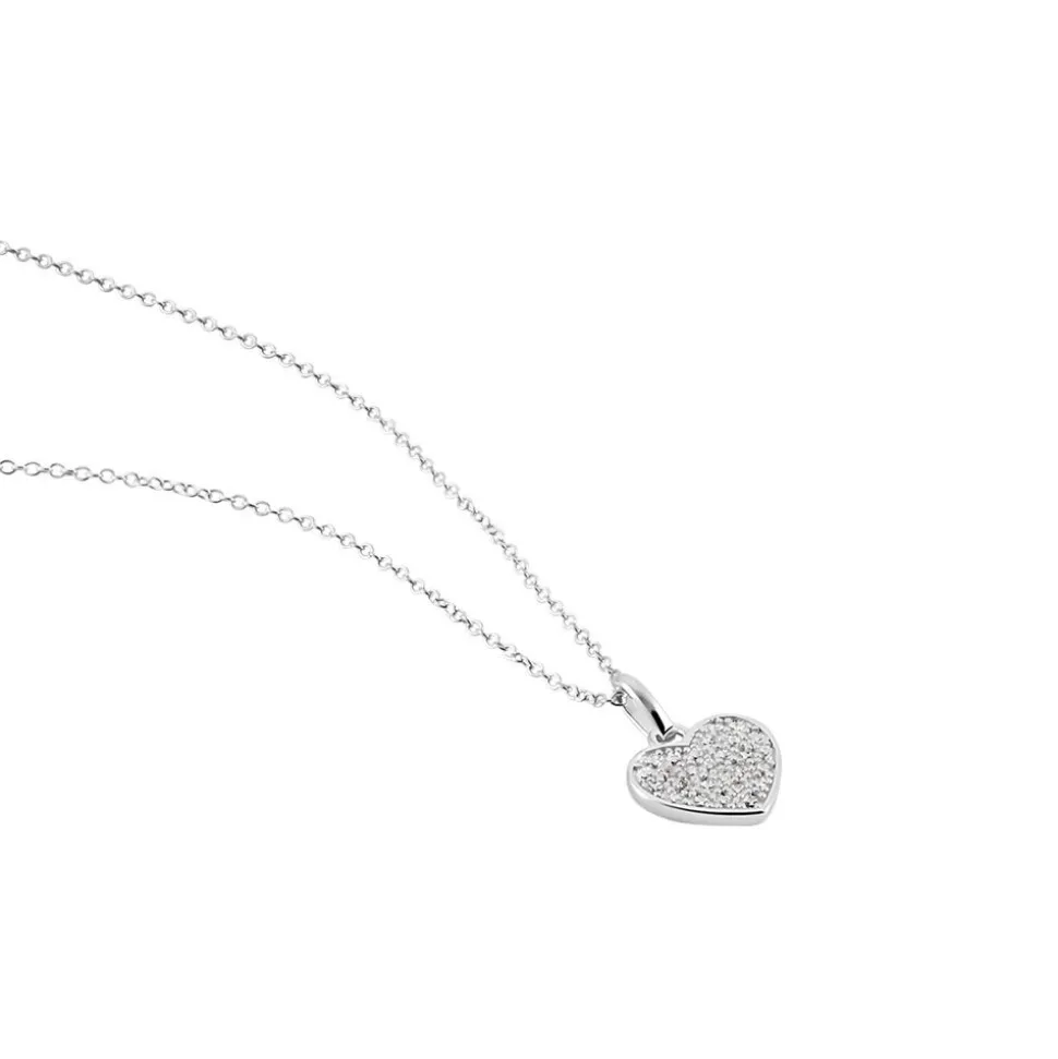 Collier Argent Frederik Oxyde De Zirconium