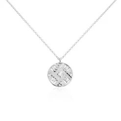 Collier Argent Herbert Oxydes De Zirconium