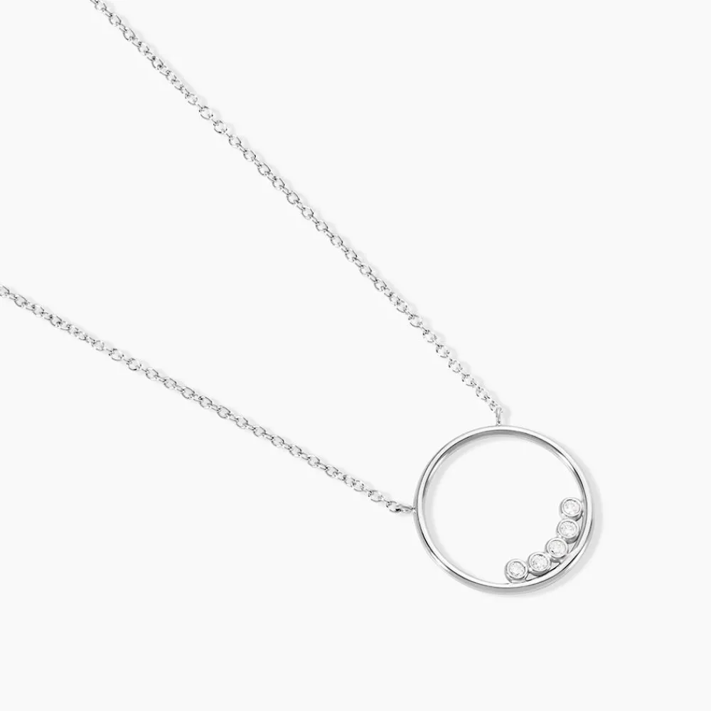 Collier Argent Leonerd Oxydes De Zirconium|Marc Orian