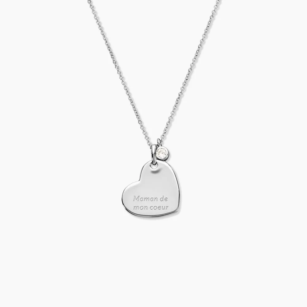 Collier Argent Mellicent Oxyde De Zirconium|Marc Orian Hot