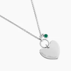 Collier Argent Pero Onyx|Marc Orian Outlet