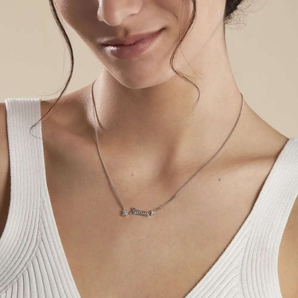 Collier Argent Ronky Oxydes De Zirconium|Marc Orian Clearance