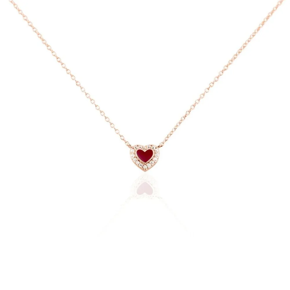 Collier Argent Rose Astor Oxydes De Zirconium|Marc Orian Outlet