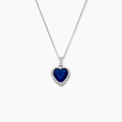 Collier Argent Sphinx Oxydes De Zirconium