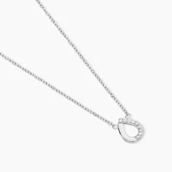 Collier Argent Tancelin Oxydes De Zirconium