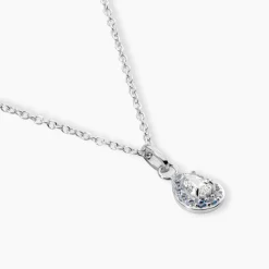 Collier Argent Tania Oxydes De Zirconium