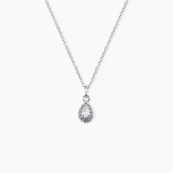 Collier Argent Tania Oxydes De Zirconium