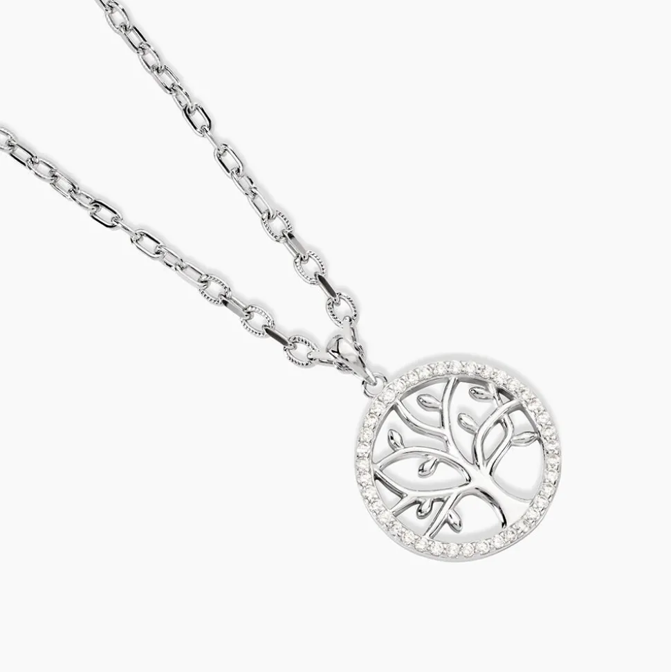 Collier Argent Urcisse Oxydes De Zirconium