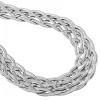 Collier Armella Maille Anglaise Acier Blanc|Marc Orian Discount