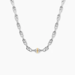 Collier Astrig Or Acier Bicolore|JOURDAN