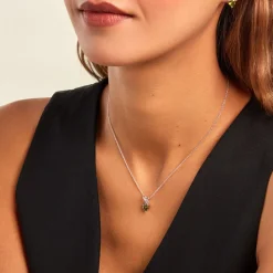 Collier Avalon Argent Blanc Oxyde De Zirconium|Marc Orian Clearance