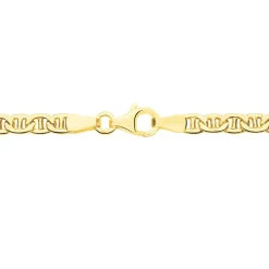 Collier Capucin Maille Marine Plate|Marc Orian