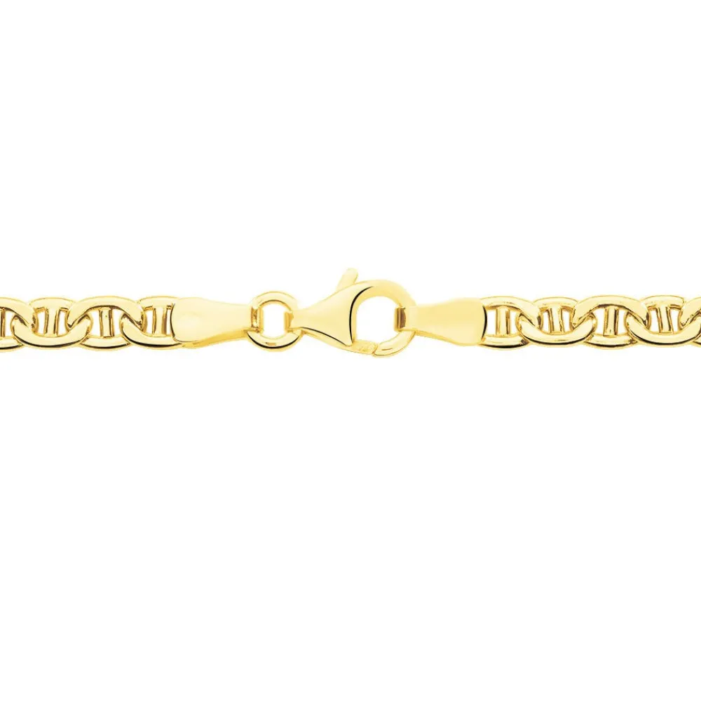 Collier Capucin Maille Marine Plate|Marc Orian