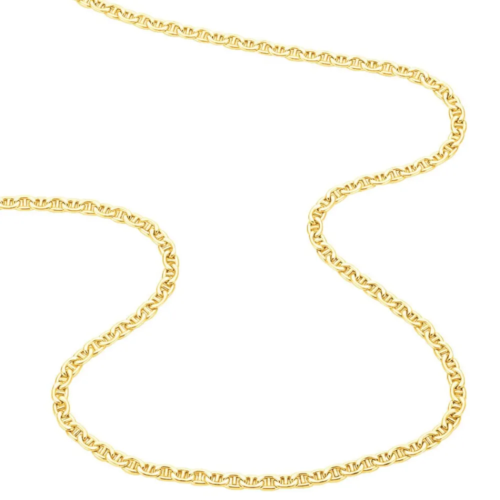 Collier Capucin Maille Marine Plate|Marc Orian