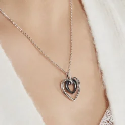 Collier Ceramik Design Argent Blanc Céramique Et Oxyde De Zirconium|Marc Orian Clearance