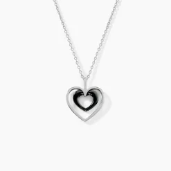 Collier Ceramik Design Argent Blanc Céramique Et Oxyde De Zirconium|Marc Orian Clearance