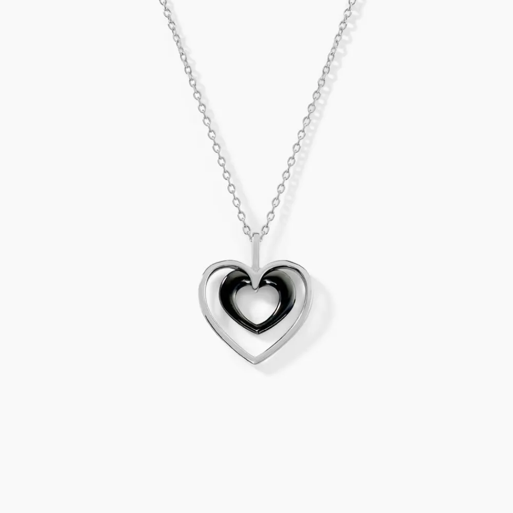Collier Ceramik Design Argent Blanc Céramique Et Oxyde De Zirconium|Marc Orian Clearance