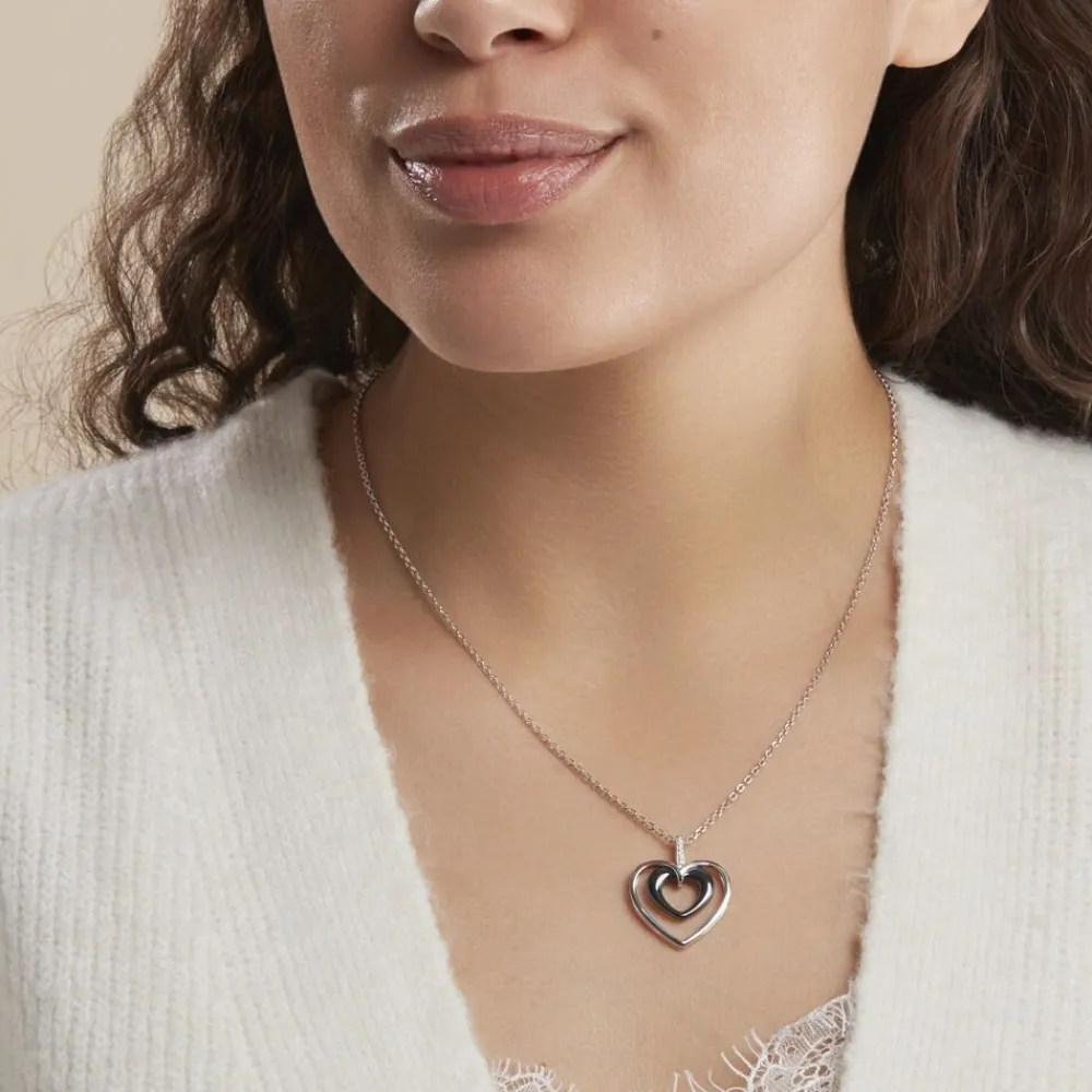 Collier Ceramik Design Argent Blanc Céramique Et Oxyde De Zirconium|Marc Orian Clearance