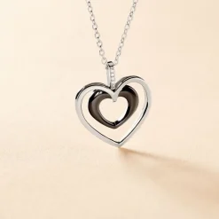 Collier Ceramik Design Argent Blanc Céramique Et Oxyde De Zirconium|Marc Orian Clearance