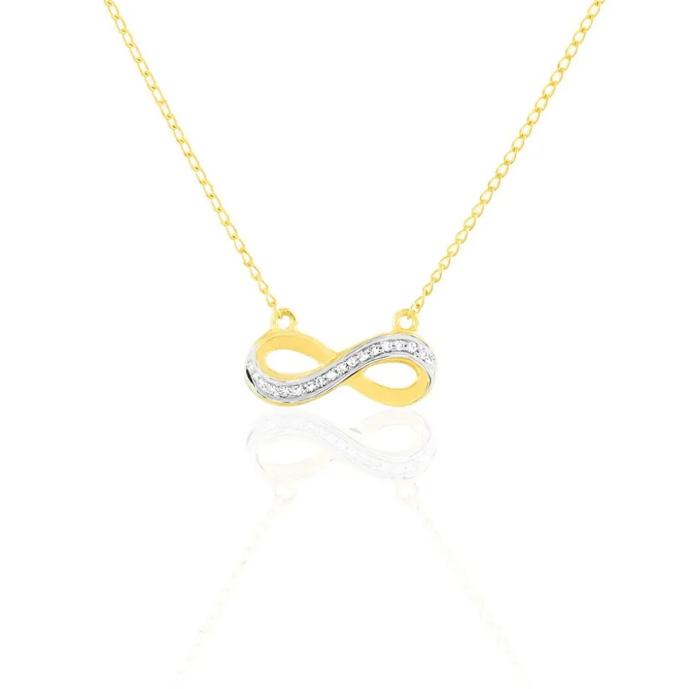 Collier Chacha Or Jaune Diamant
