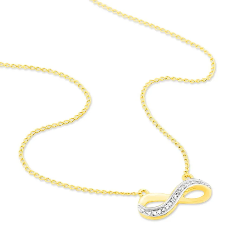 Collier Chacha Or Jaune Diamant