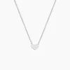 Collier Chandana Argent Blanc