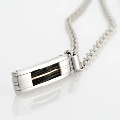 Collier Charlie-rose Acier Blanc|JOURDAN Discount