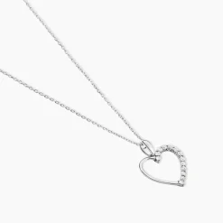 Collier Chlora Or Blanc Diamant