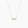 Collier Chlothilde Or Jaune Diamant